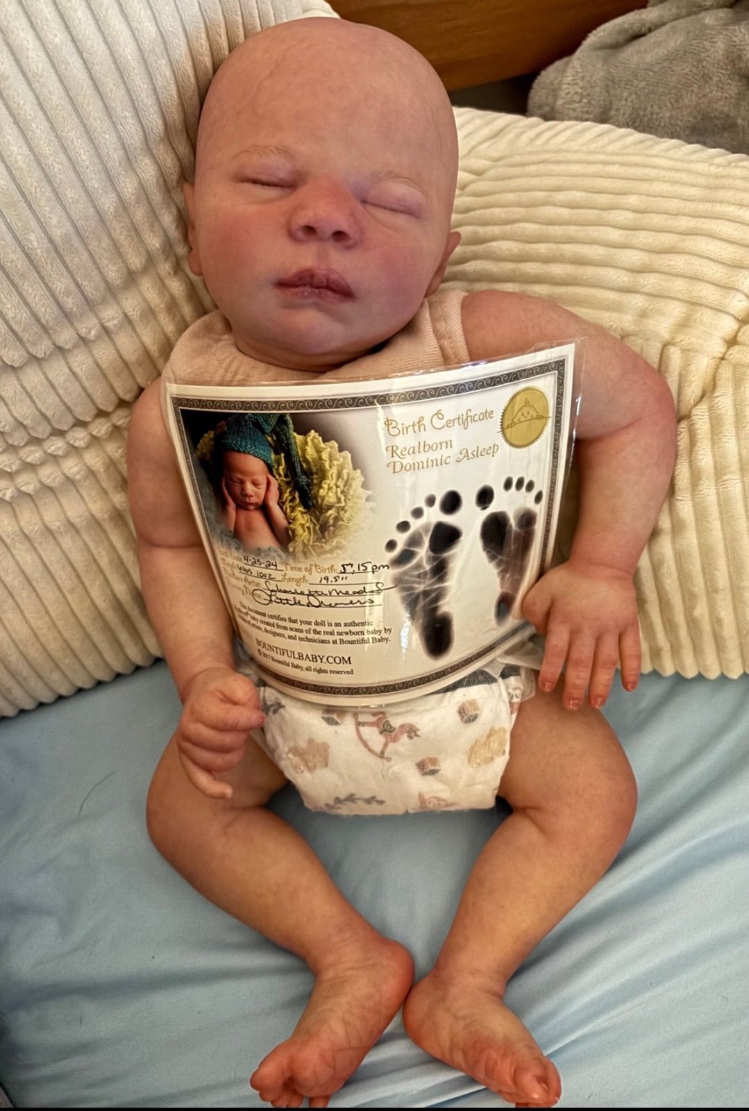 Reborn Dominic with COA