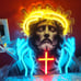 BEAUTIFUL JESUS NEON LED LIGHT SIGN WITH DIMMER