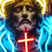 BEAUTIFUL JESUS NEON LED LIGHT SIGN WITH DIMMER