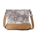 Myra Bag Handmade Saplings Shoulder Bag Upcycled Canvas & Cowhide Leather