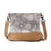 Myra Bag Handmade Saplings Shoulder Bag Upcycled Canvas & Cowhide Leather