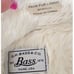 G.H. Bass & Co. Burgundy Suede Bow Faux Fur Lined Moccasin Slippers