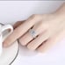 *BIG SALE* Real Moissanite Wedding Ring and band set size 6