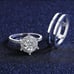 *BIG SALE* Real Moissanite Wedding Ring and band set size 6