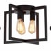 3 light flush mount