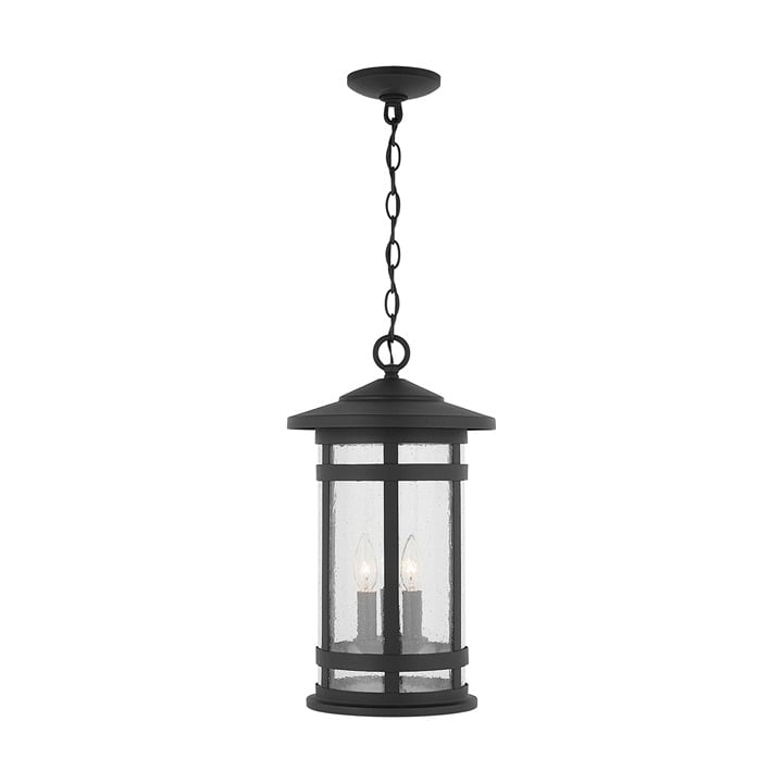 Capital Lighting Mission Hills Outdoor Hanging Lantern Black 3 Light
