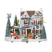 Disney Holiday Decorations – Animated Holiday House With Lights And Music NIB