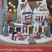Disney Holiday Decorations – Animated Holiday House With Lights And Music NIB