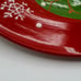 Pier 1 Decorations Christmas Red Green Ornament Salad Dessert Plates HTF