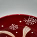 Pier 1 Decorations Christmas Red Green Ornament Salad Dessert Plates HTF