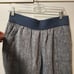 Lands End Womens 10 petite Linen Pants Pull on Wide Leg Coastal Resort Beach