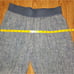 Lands End Womens 10 petite Linen Pants Pull on Wide Leg Coastal Resort Beach