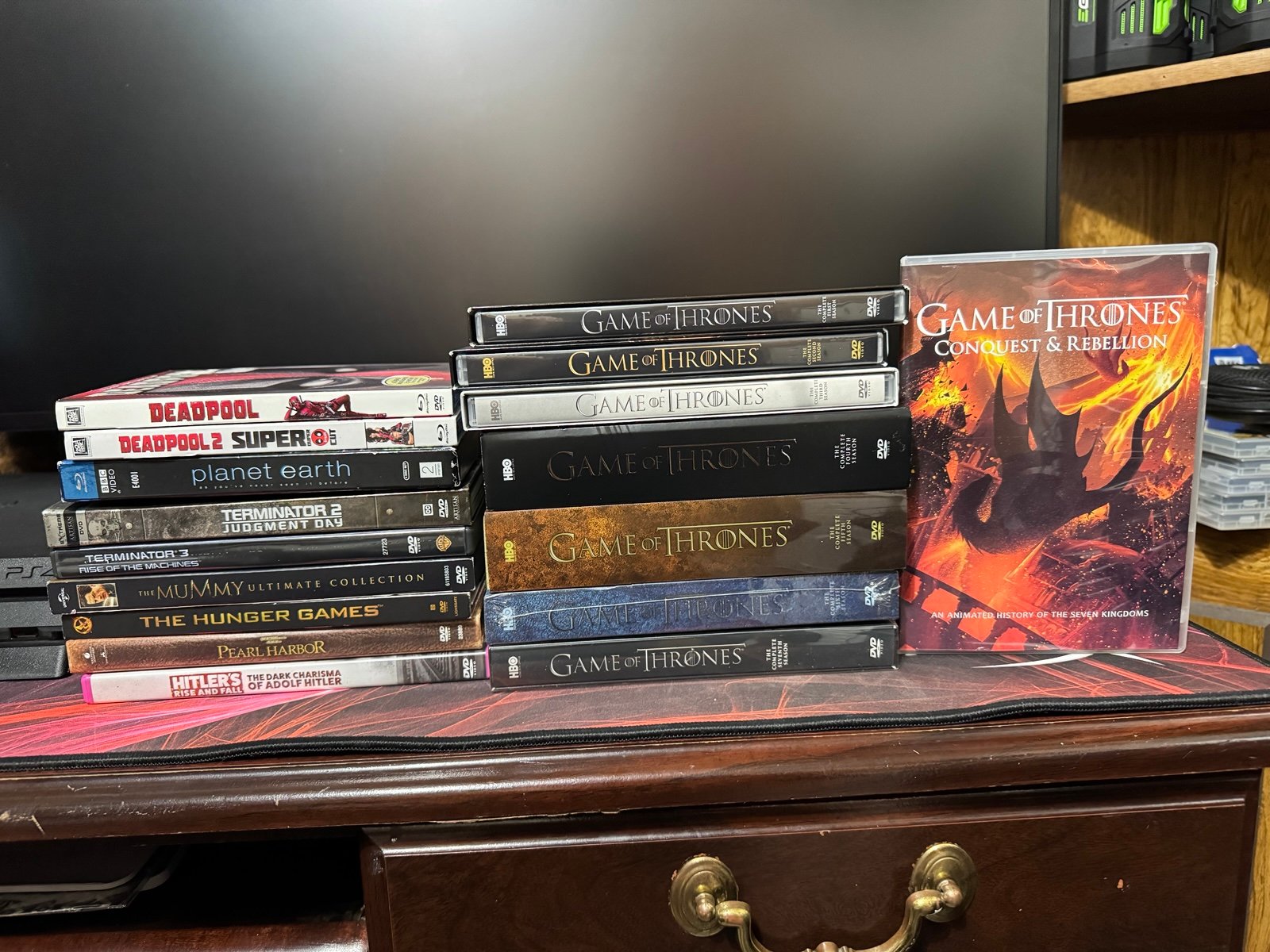 Movies and video games collection