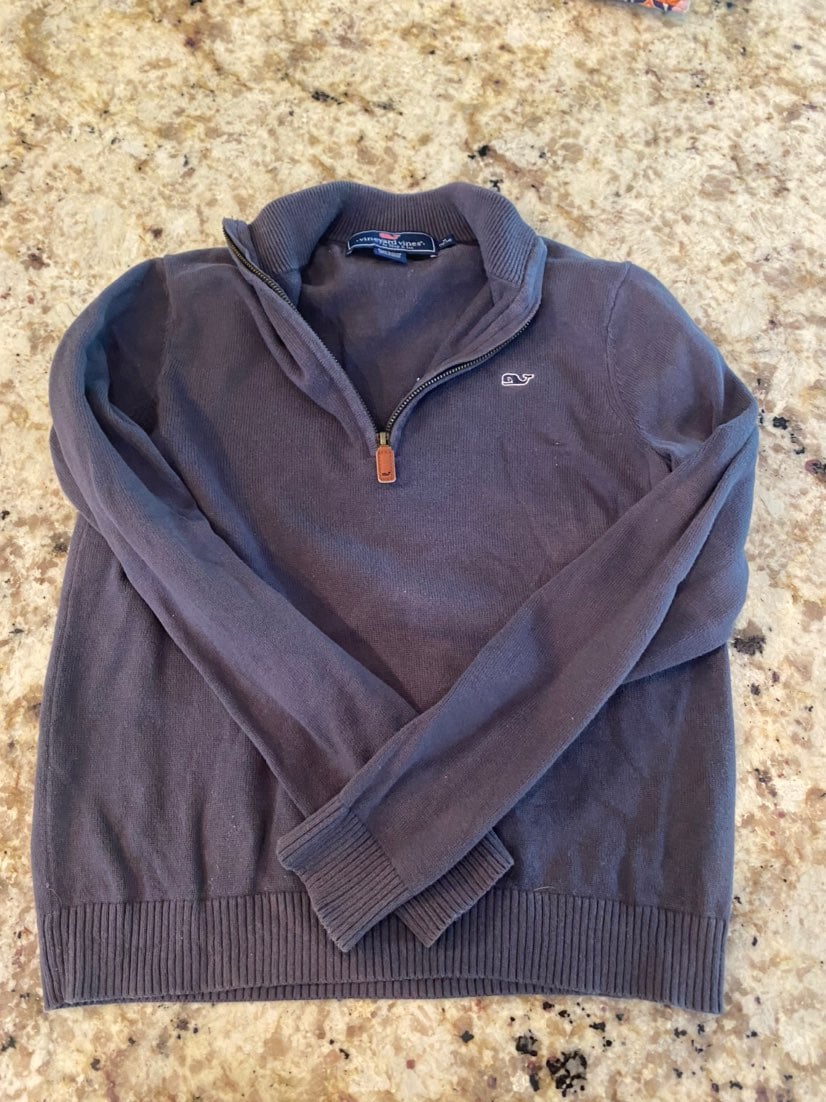 Vineyard vines boys quarter zip