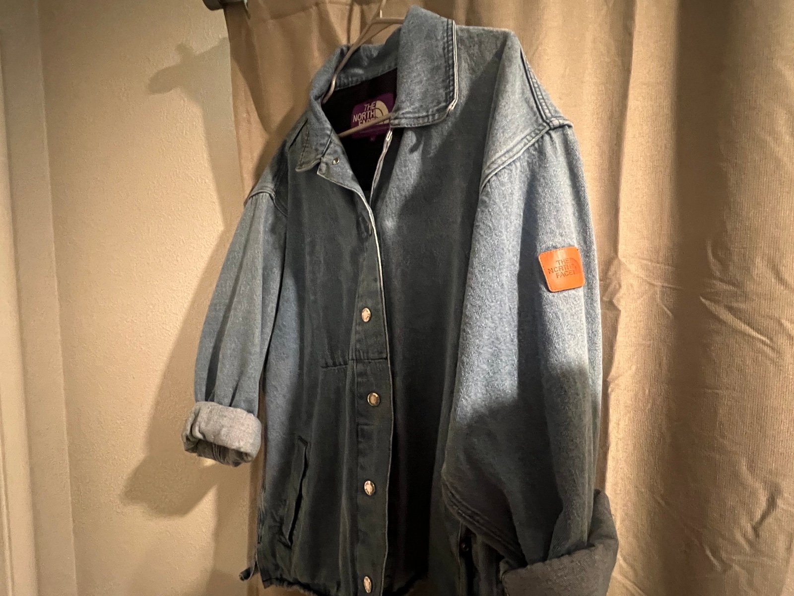 The North Face purple label denim jacket