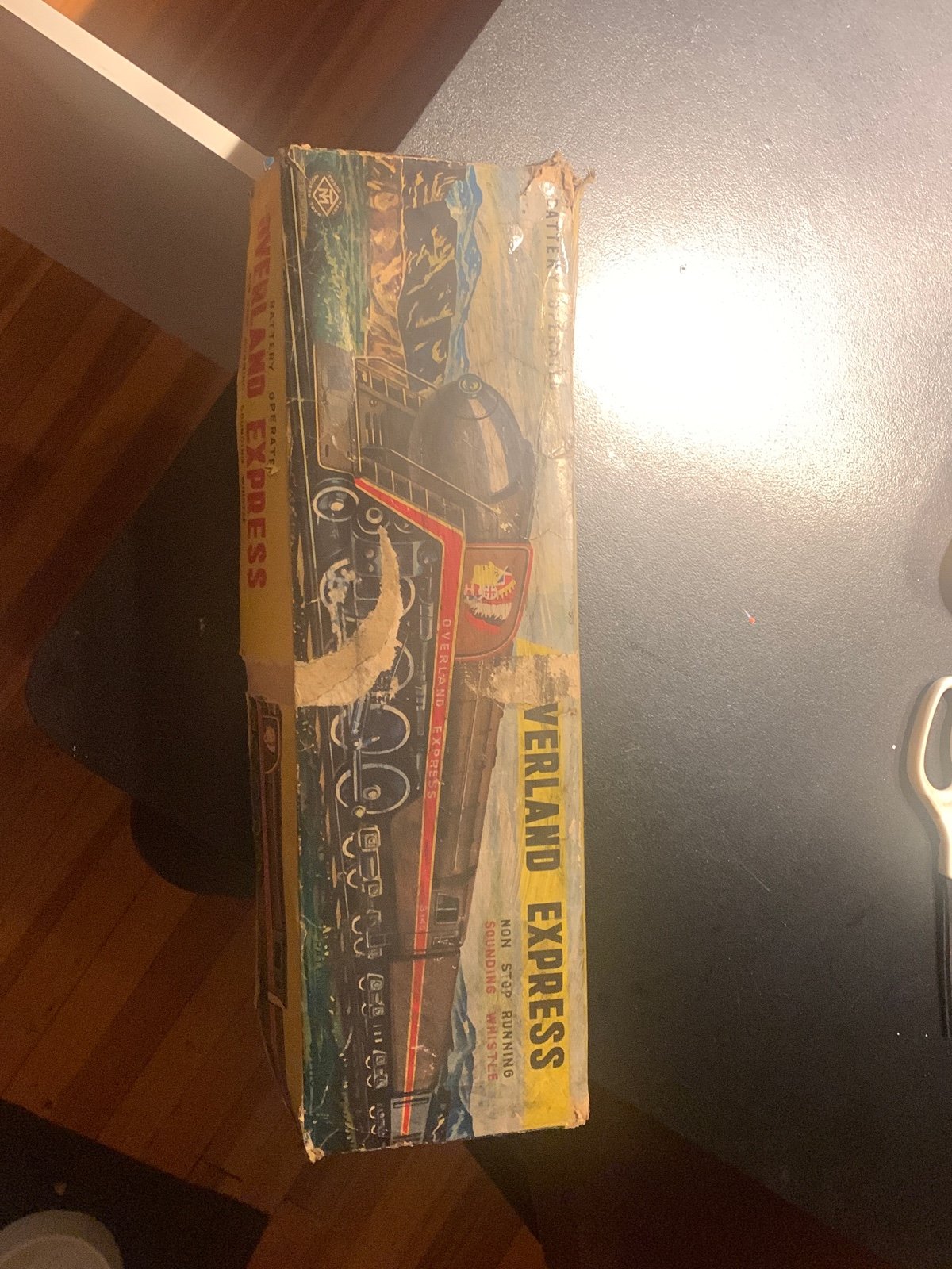 Vintage overland express train