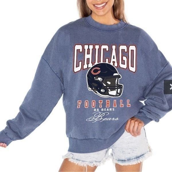 NWT Gameday Couture Vintage Wash Navy Sweatshirt NFL Cincinnati Bengals - Size S