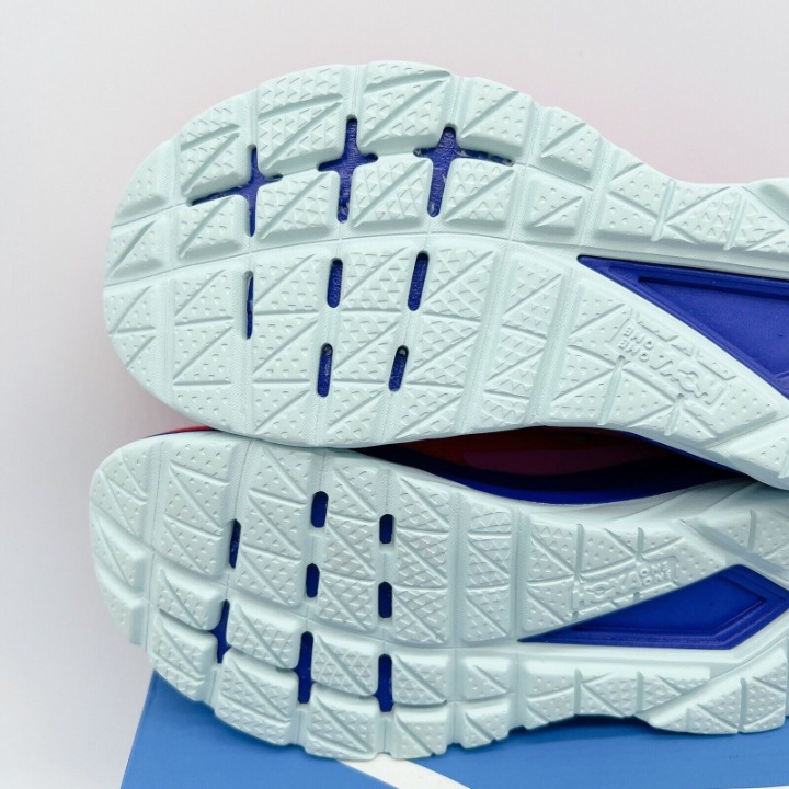 Hoka One One Mach 4 Running Shoes Fiesta / Bluing Womens Size US sales 7 * Rare