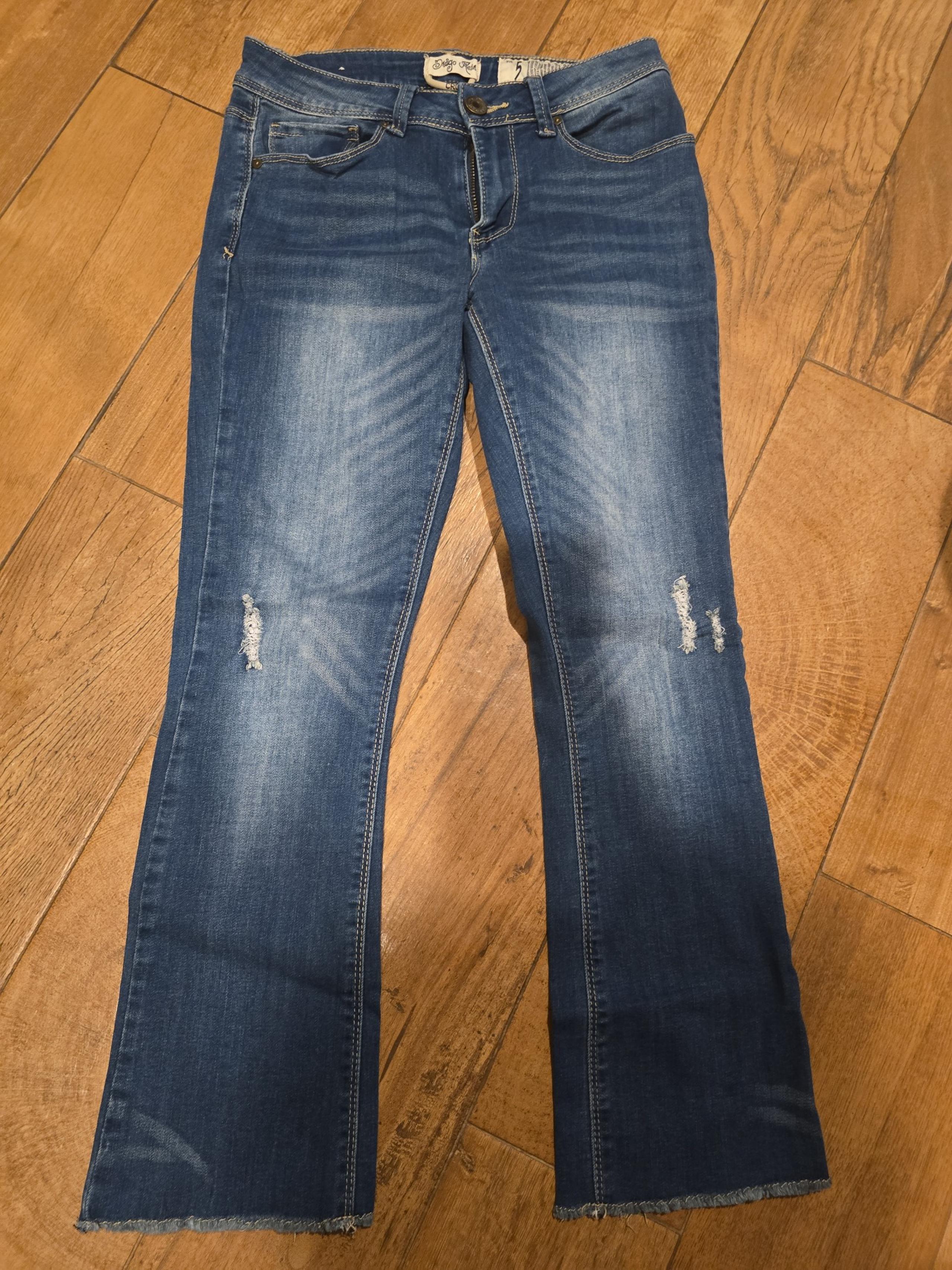 Womens Indigo Rein Crop Pants Sz 5