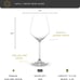 Layla White Wine Glasses, Set of 4 Italian Glasses, 13.5 oz Clear