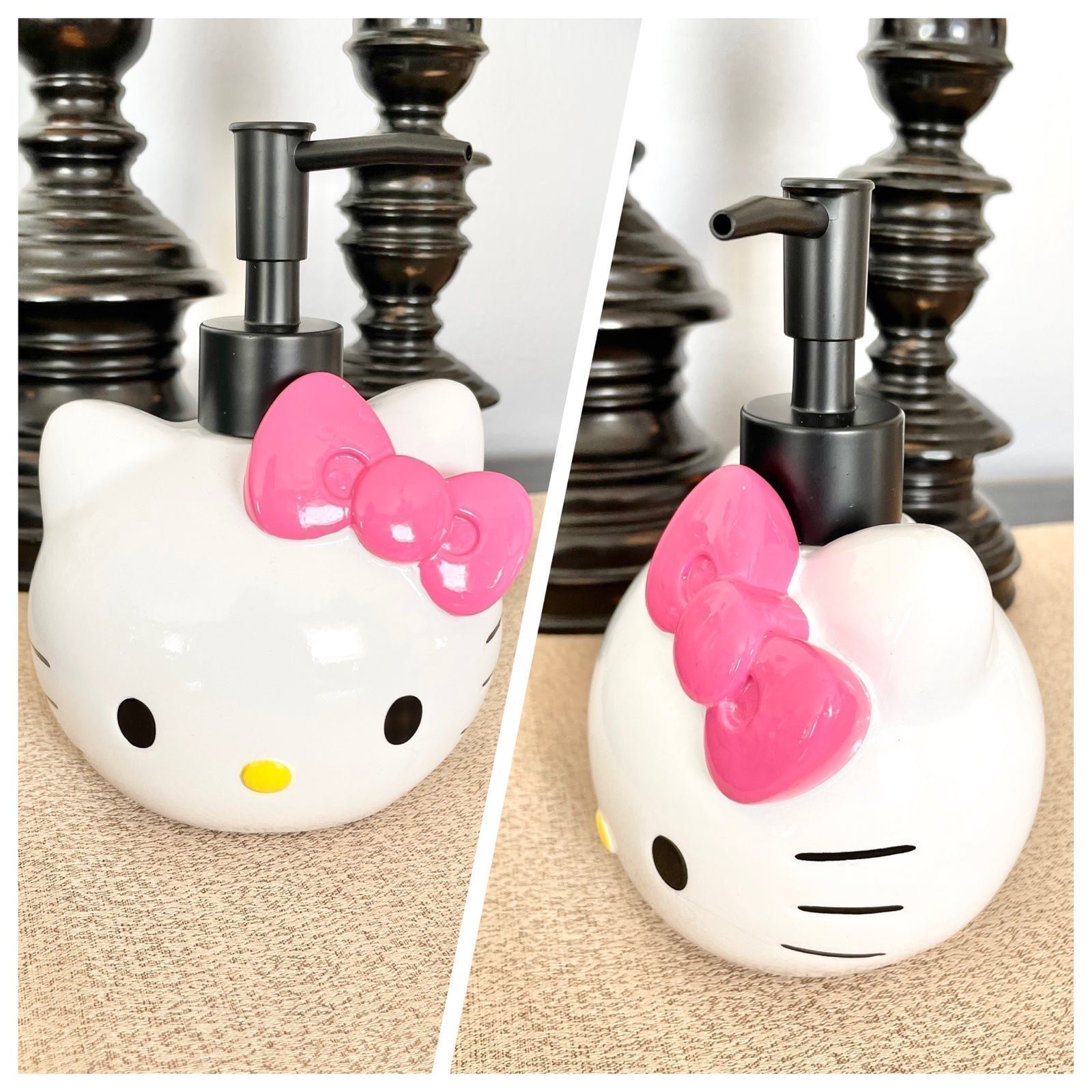 New Sanrio HELLO KITTY Ceramic Soap Pump Dispenser
