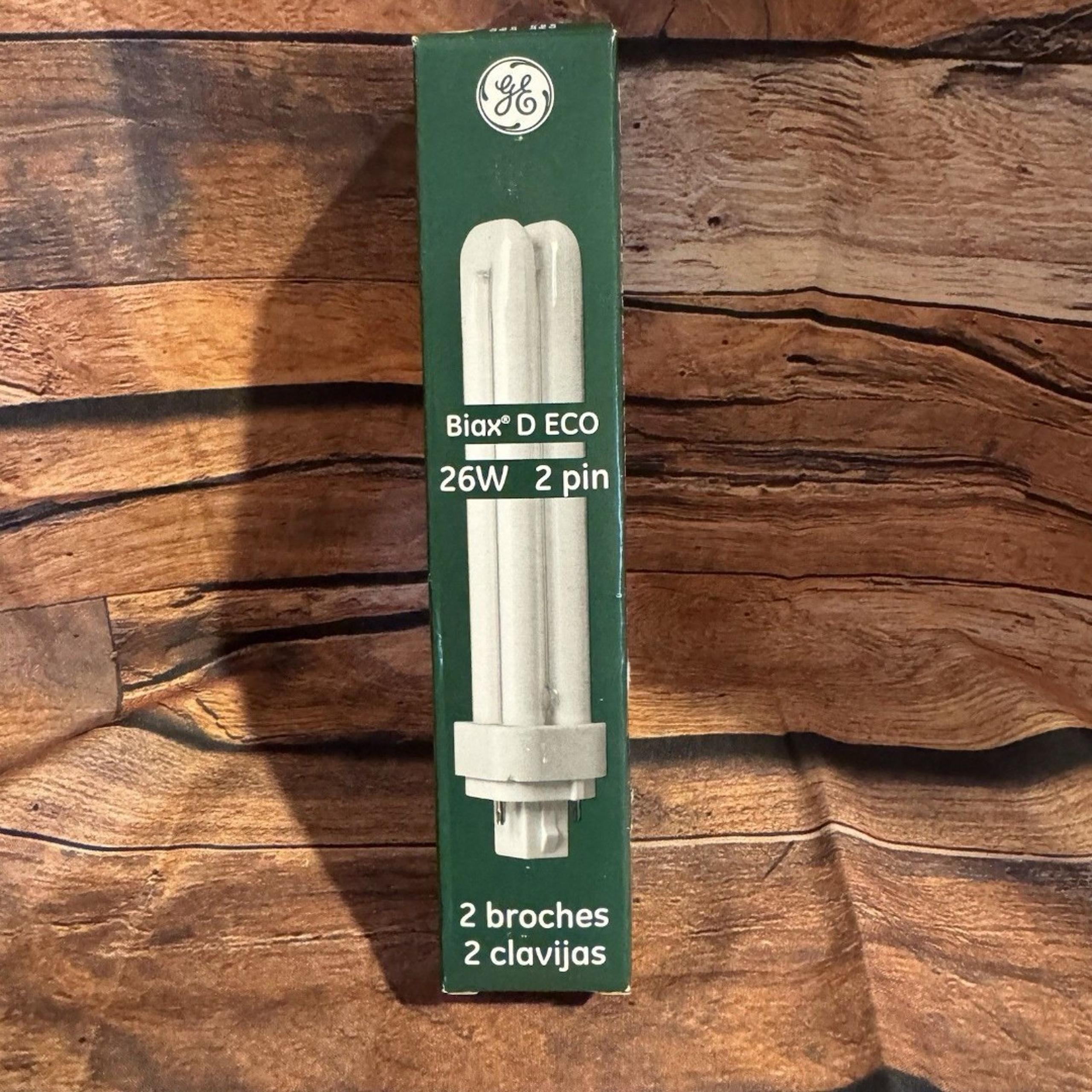 GE Biax D ECO Compact Fluorescent Light Bulb 2 Pin 97609 - F26DBX/841/ECO  26 W