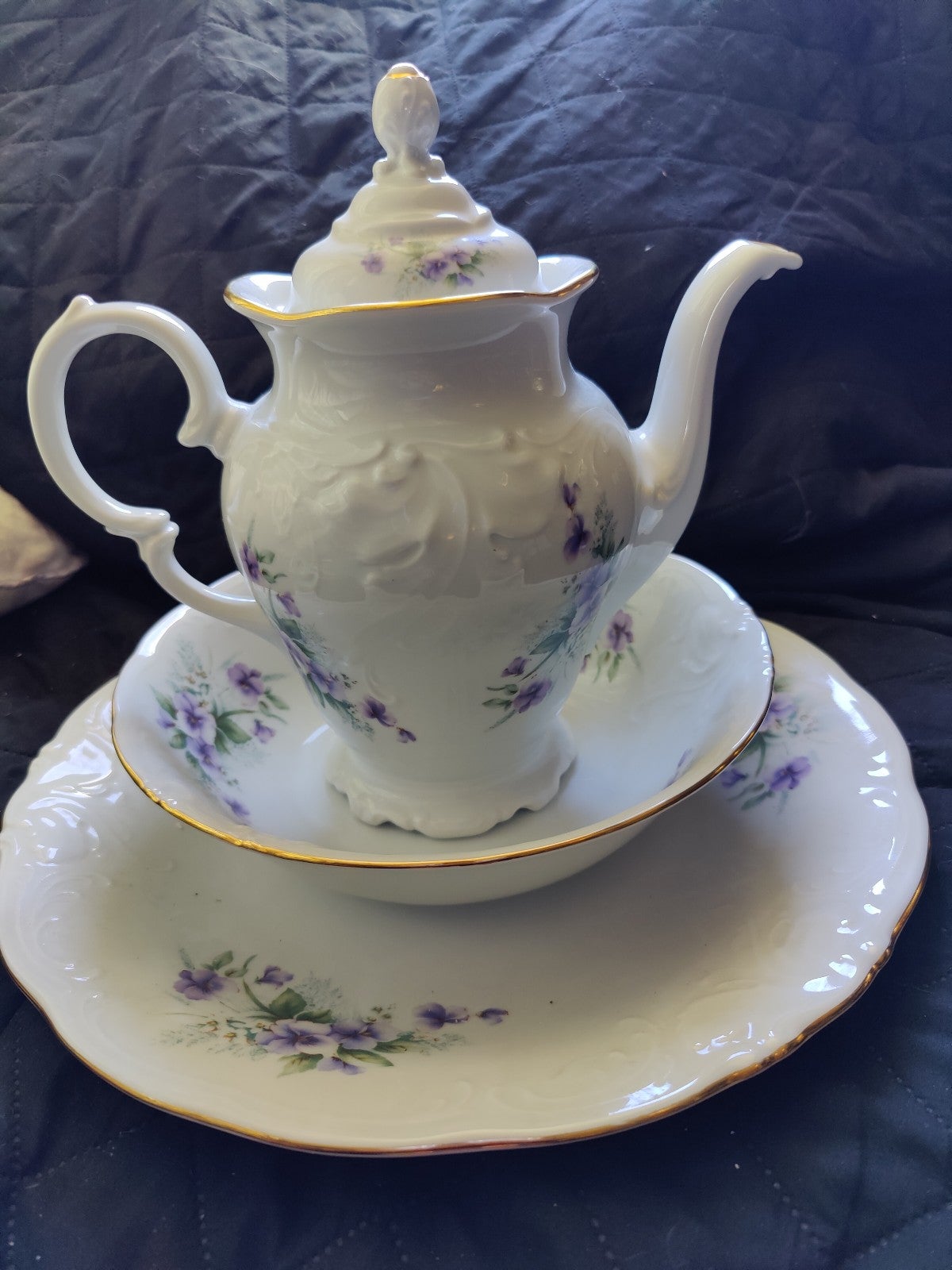 Set of Royal Kent Purple Violets