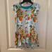 Posh Peanut Mirabella Ruffled Cap Sleeve Henley Hi-Low Dress Girls Size 3T NWT