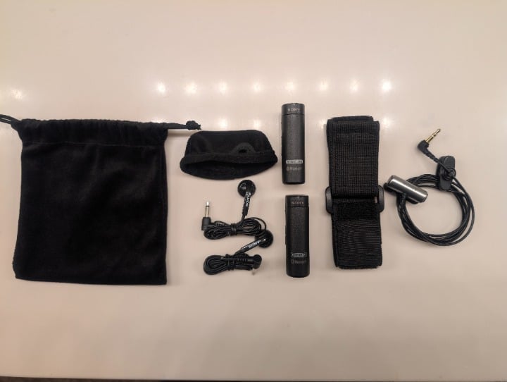 Sony ECMAW4 Wireless Microphone w/ ECMCS3 Omnidirectional Stereo Microphone