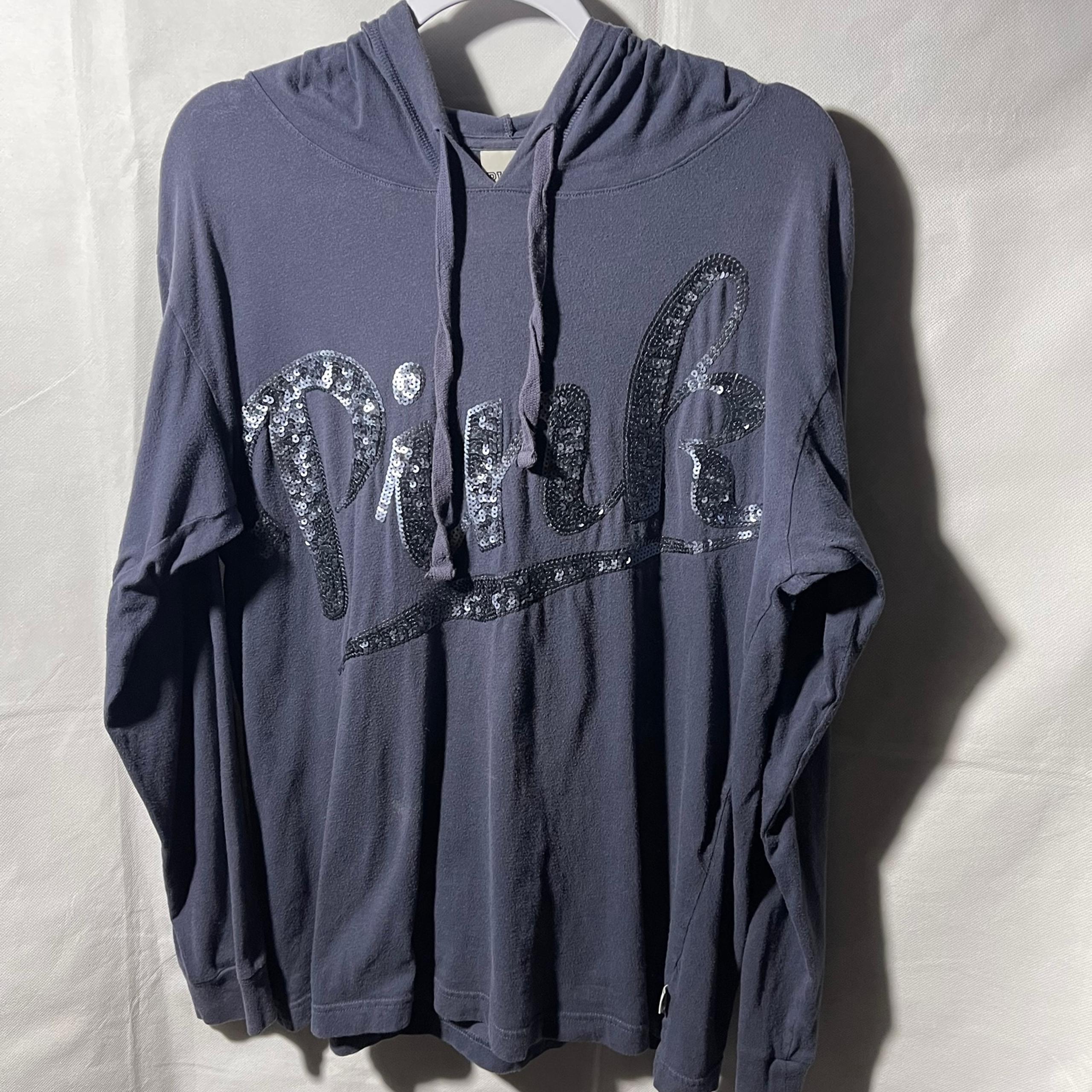 VS PINK Pullover Lightweight Bling Hoodie