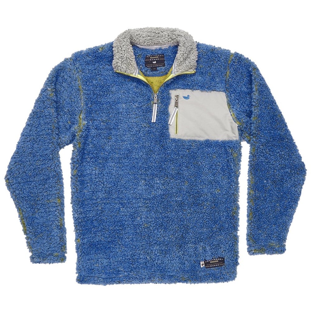 Southern Marsh Youth Boys Piedmont Range Sherpa Pullover Blue Medium 8-10