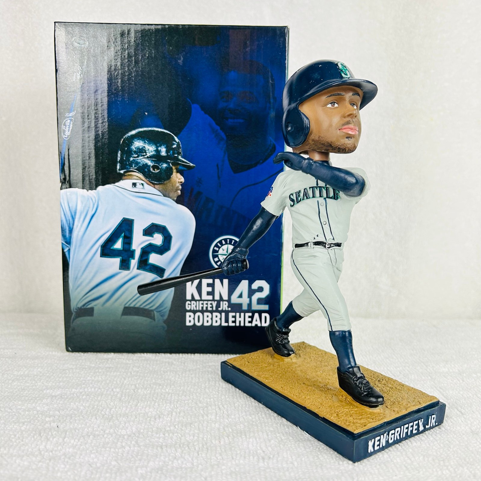 Ken Griffey Jr #42 Jackie Robinson Bobblehead 2022 Seattle Mariners SGA
