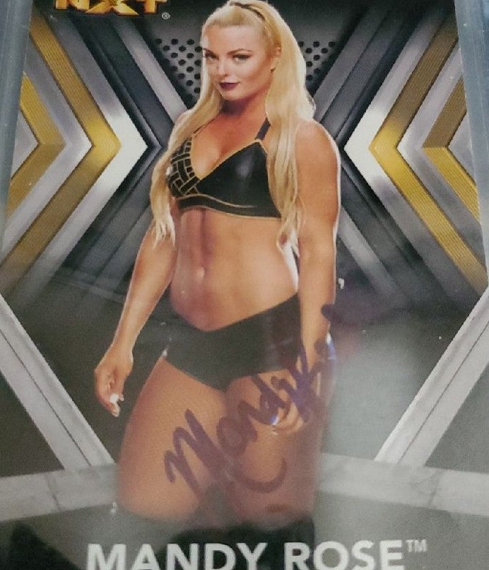 Mandy Rose Autograph WWE TOPPS 2016