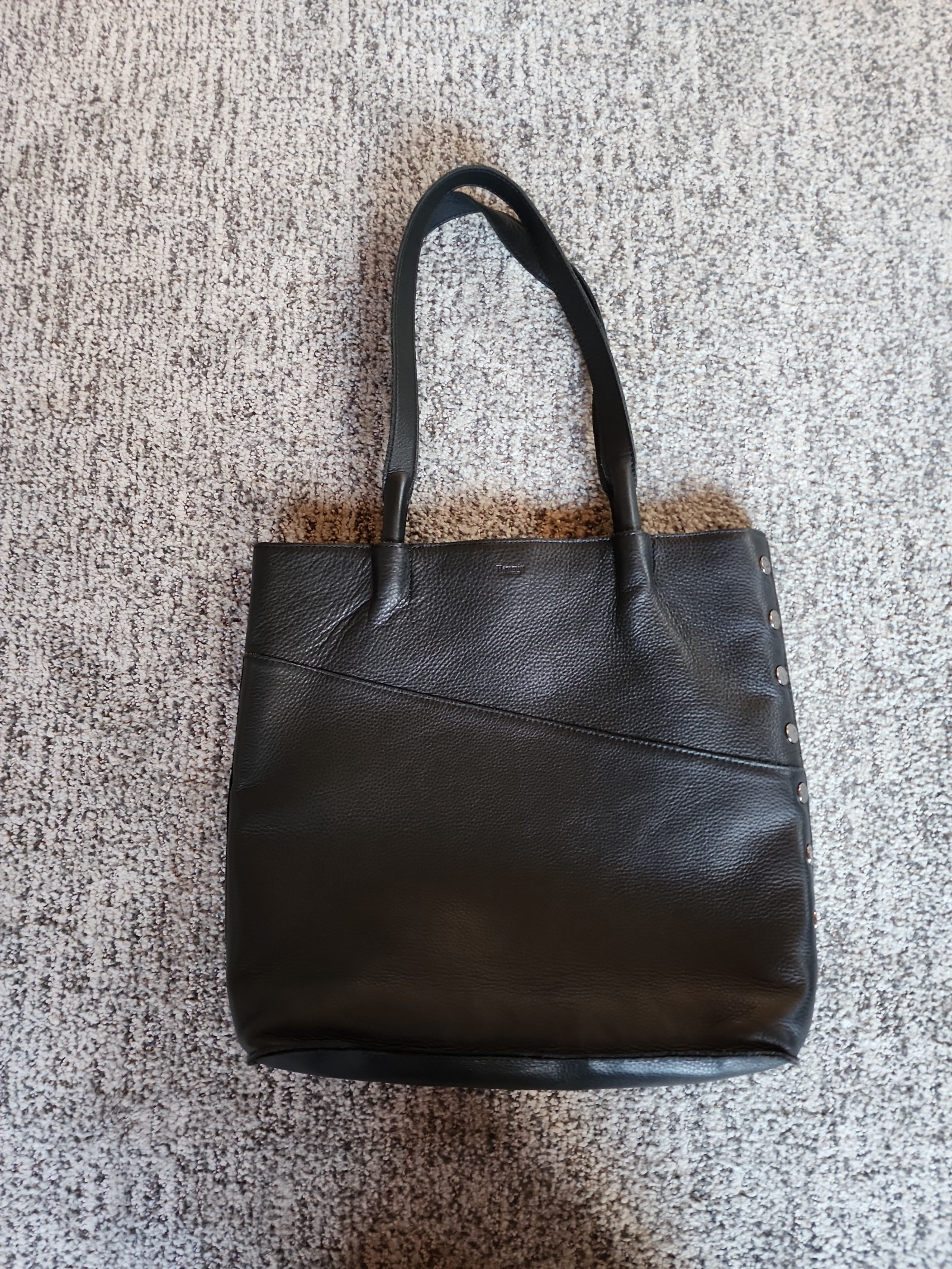 EUC Hammitt Drew Black Leather Tote