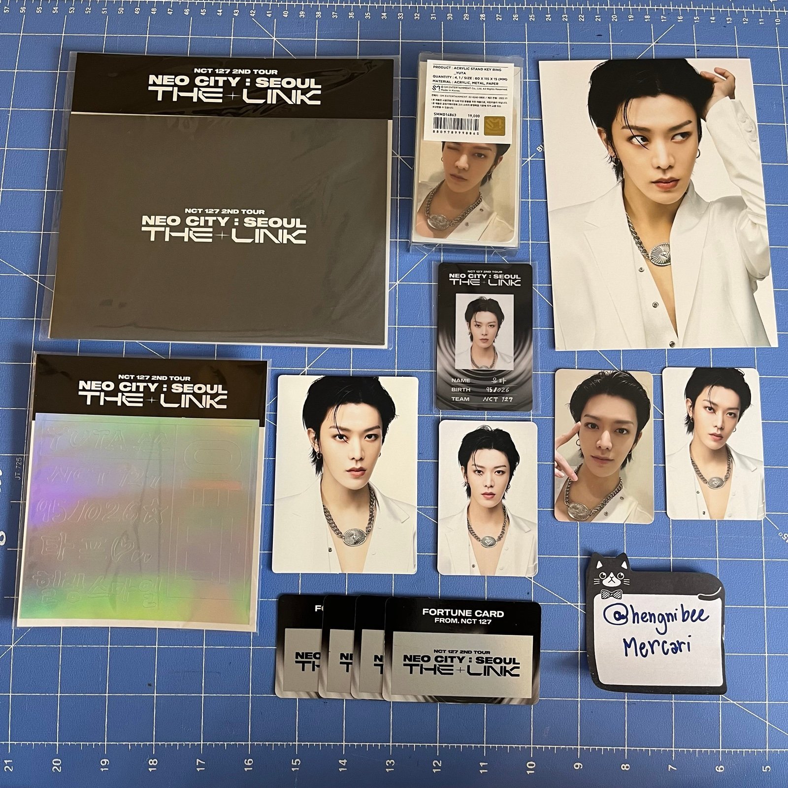 NCT 127 2nd Tour Neo City: Seoul The Link Yuta Merch + Photocard Bundle