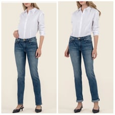 Kut From The Kloth Catherine Boyfriend Mid-Rise Jeans Ladies 6 Current Style