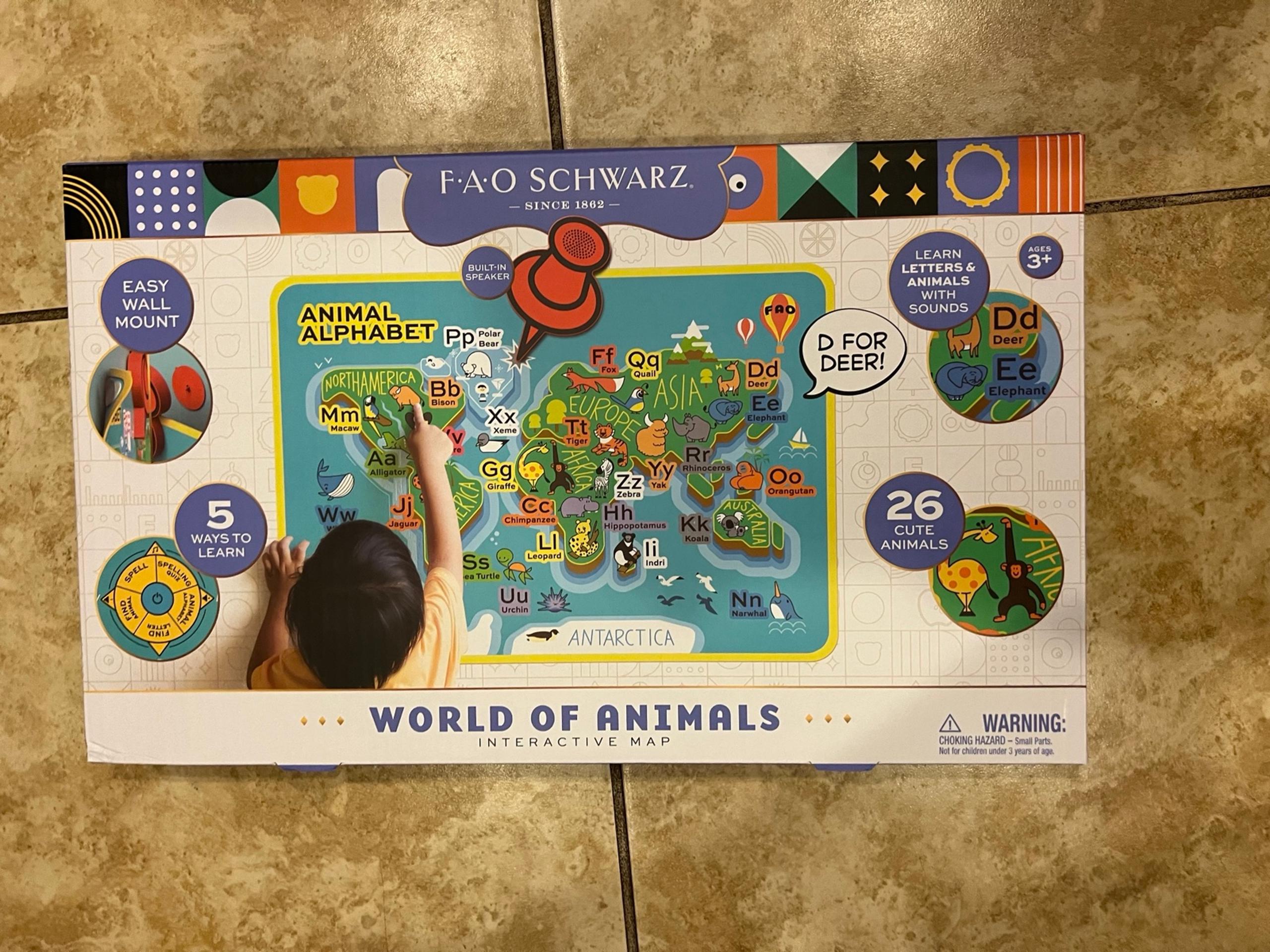 FAO schwarz interactive map