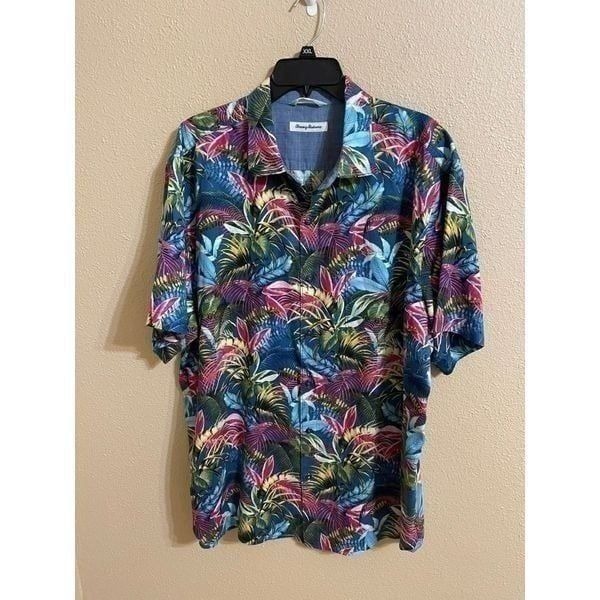 Tommy Bahama Fuego Palms Floral Shirt XL