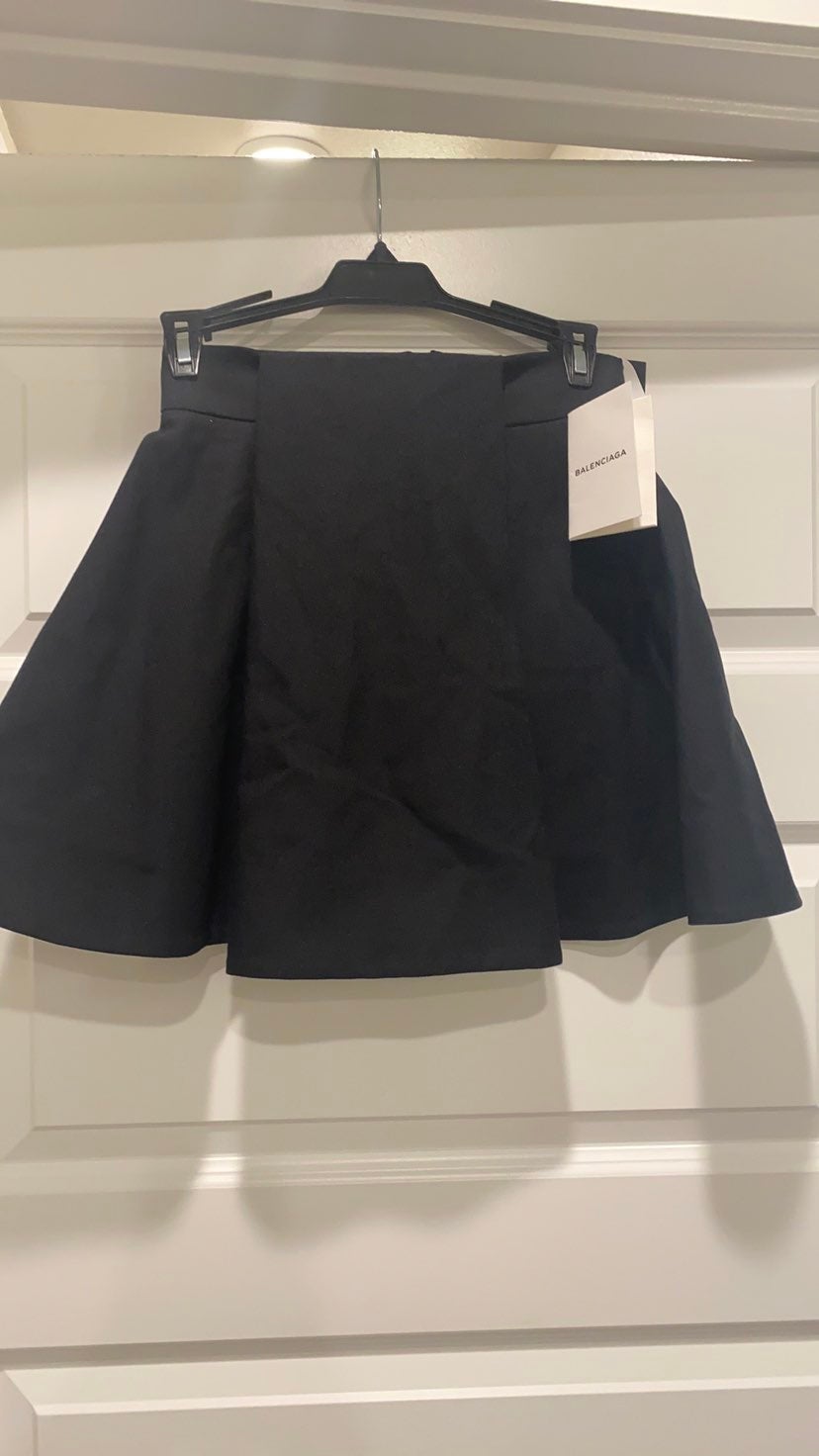 【関税＆送料込み】Balenciaga Pleated Skirt Clothing Balenciaga High-waisted pleated skirt ruffled effect | The