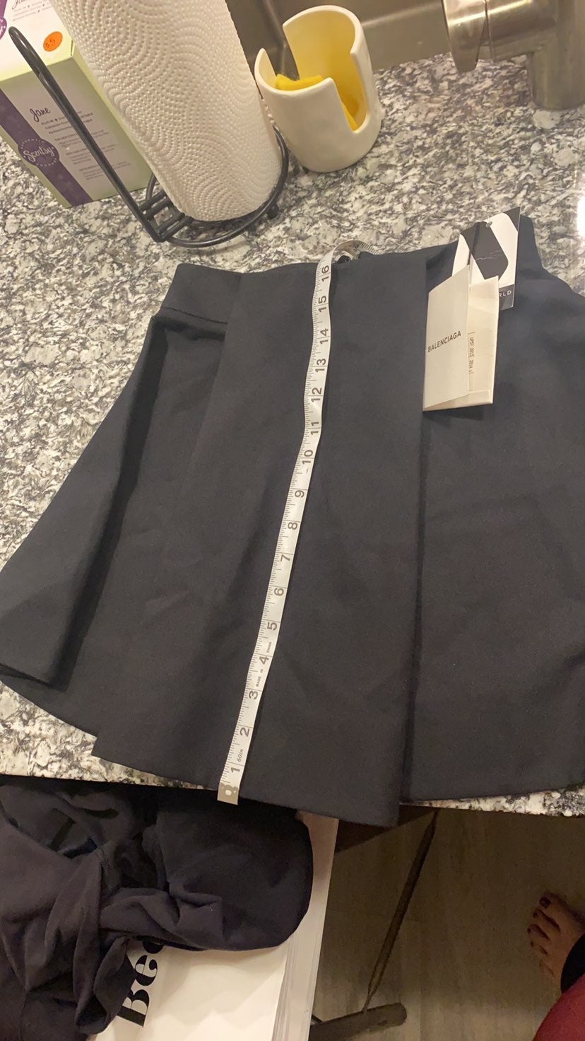 【BALENCIAGA】Pleated Mini Skirt プリーツ ミニスカート petitlppzozo___1_be0c996f-affe