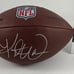 NFL St. Louis Rams Kurt Warner Signed Wilson Duke Football Autograph JSA COA