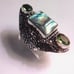 Abalone Peridot 925 Sterling Silver Ring