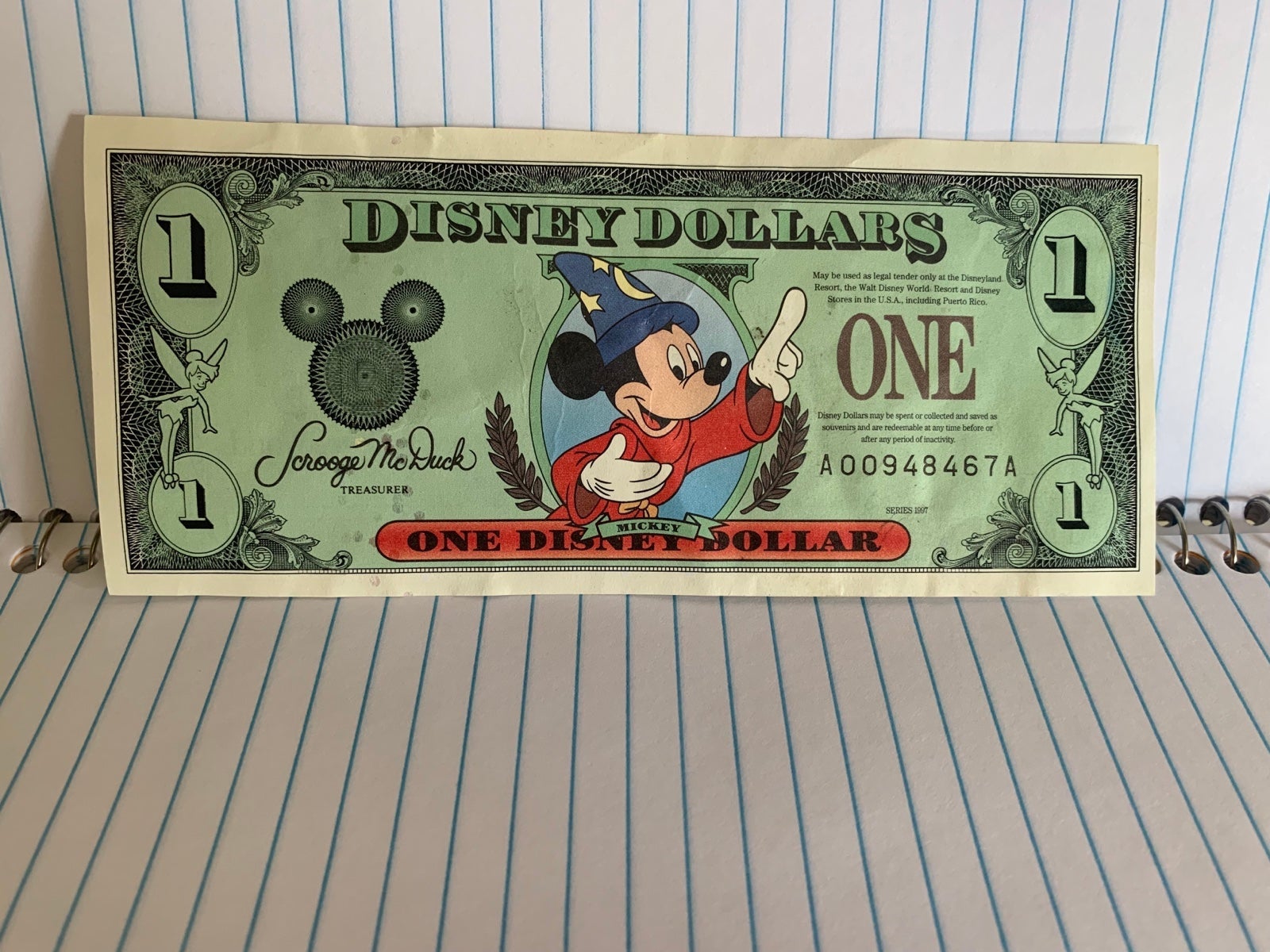 Disney Dollar Rare collectible