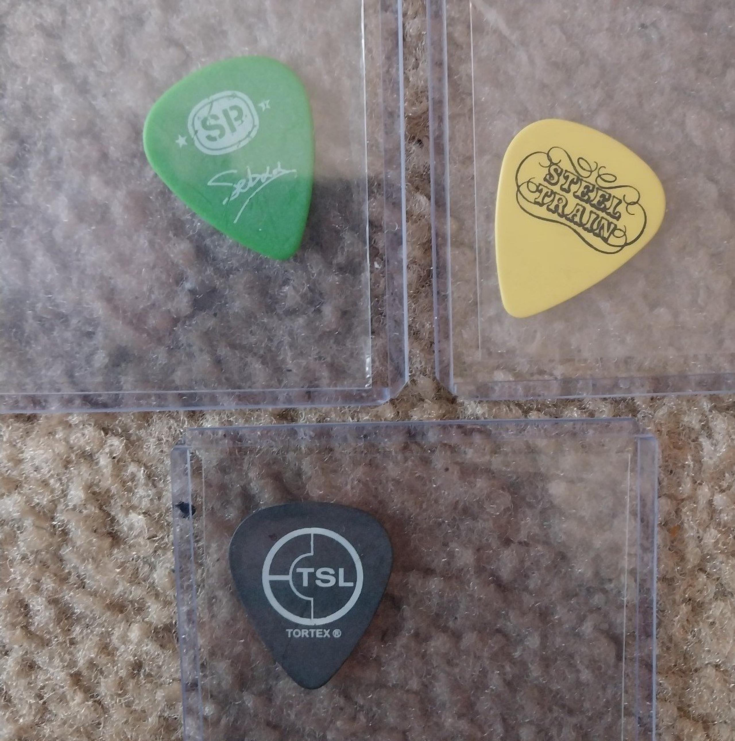 Lot of 3 Guitar Picks (Simple Plan, The Starting Line and Steel Train)