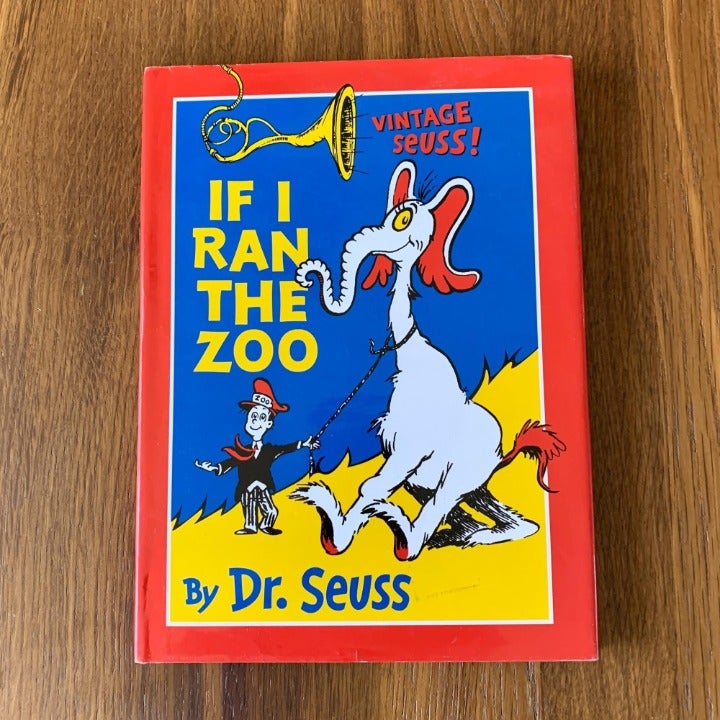 If I Ran The Zoo DR SEUSS UK Hard Book