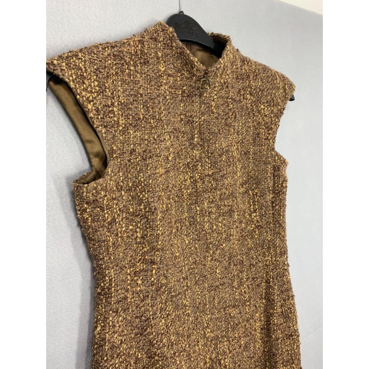 Akris punto Sleeveless Tweed Shift Dress