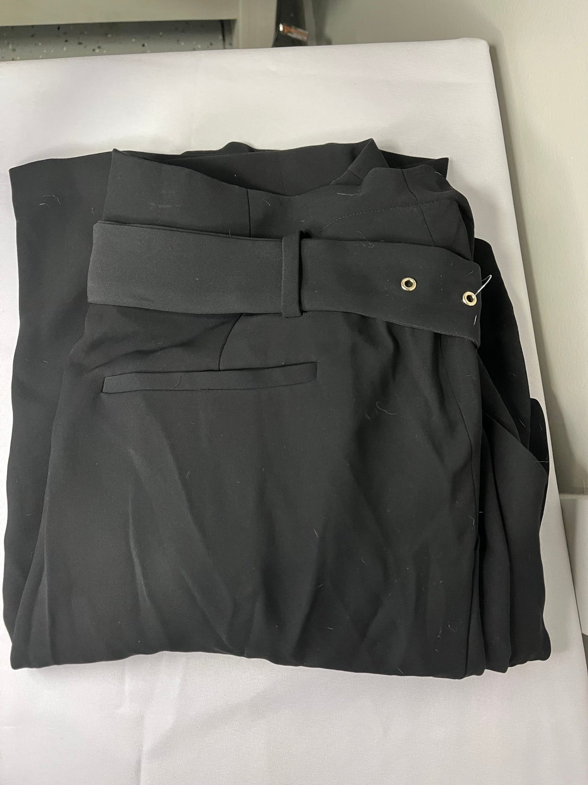 Michael kors black dress pants with belt size 12