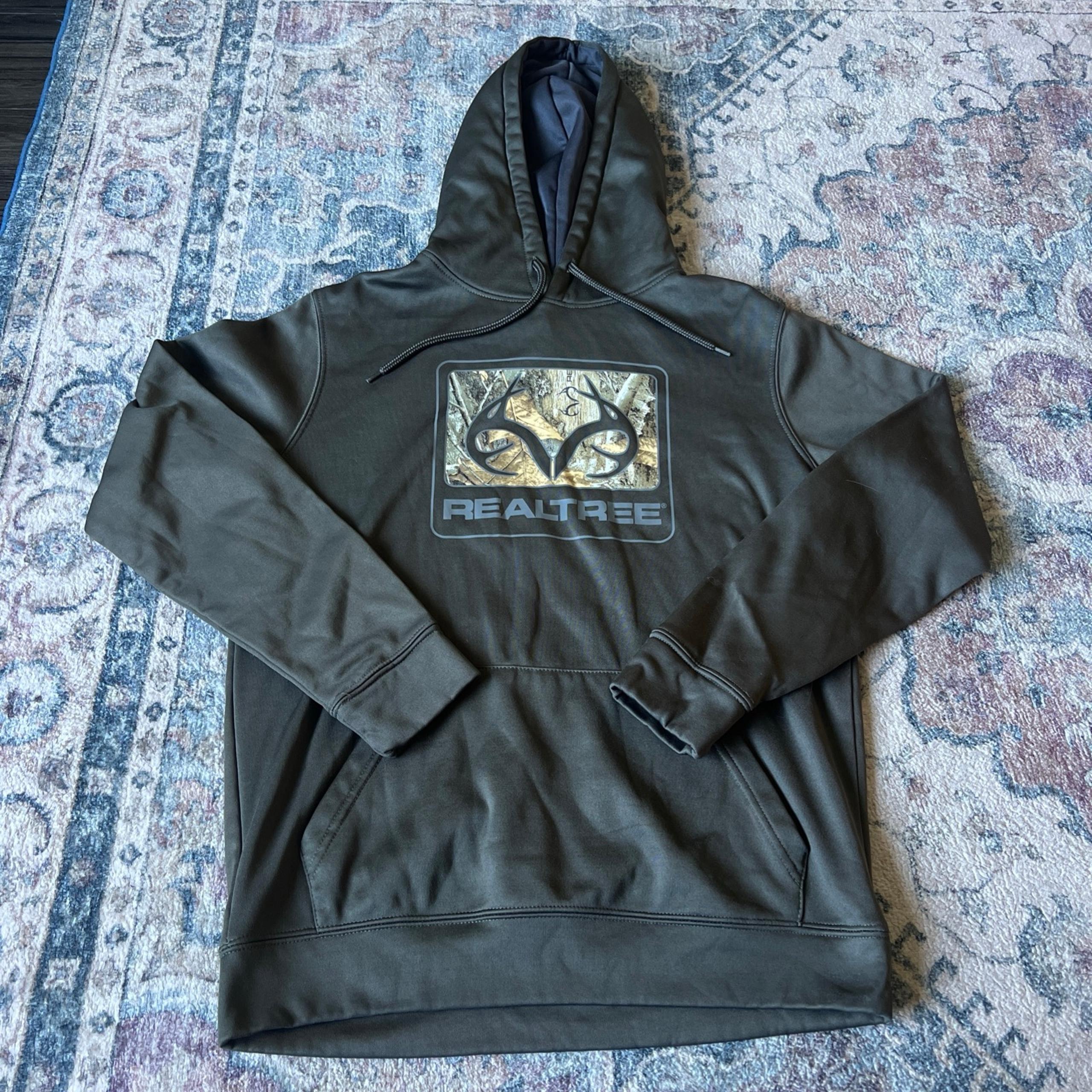 Realtree Hoodie Sweatshirt Men Size Medium Pullover Hunting Hiking Polyester