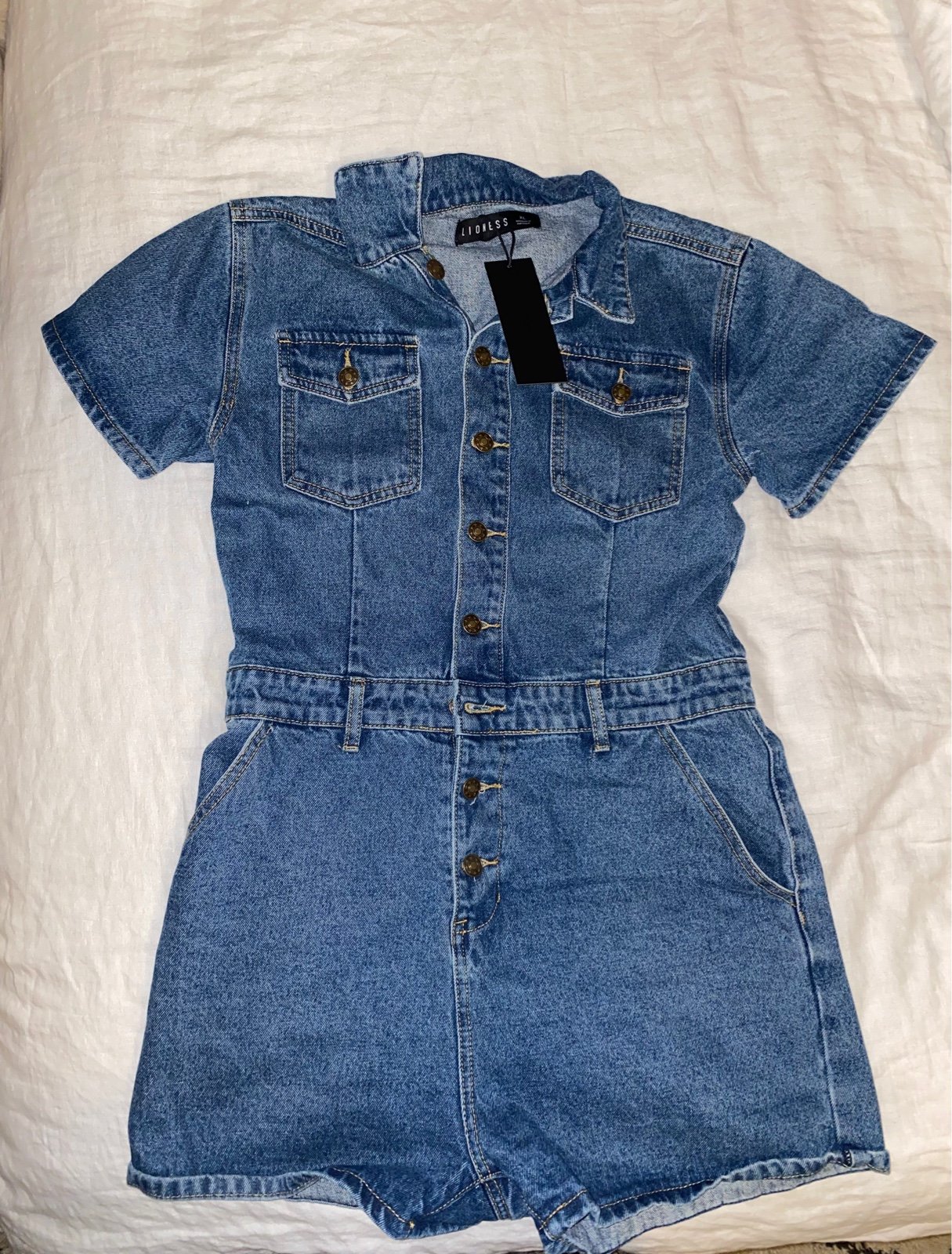 Princess Polly Jean romper