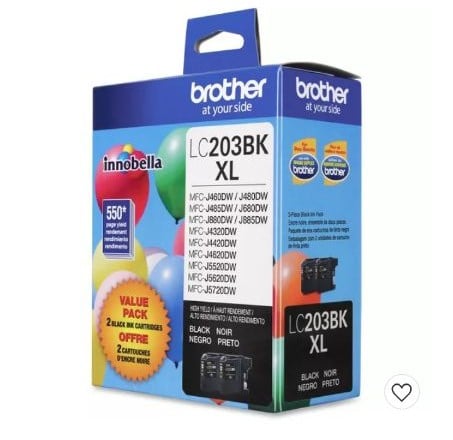 Brother LC2032PKS Innobella High-Yield Ink Black